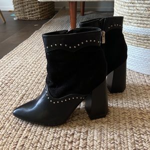 Size 7 never worn studded ankle boots